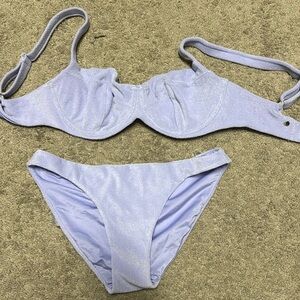 Victorias Secret Purple Bikini. Size 34DD top + Medium bottom
